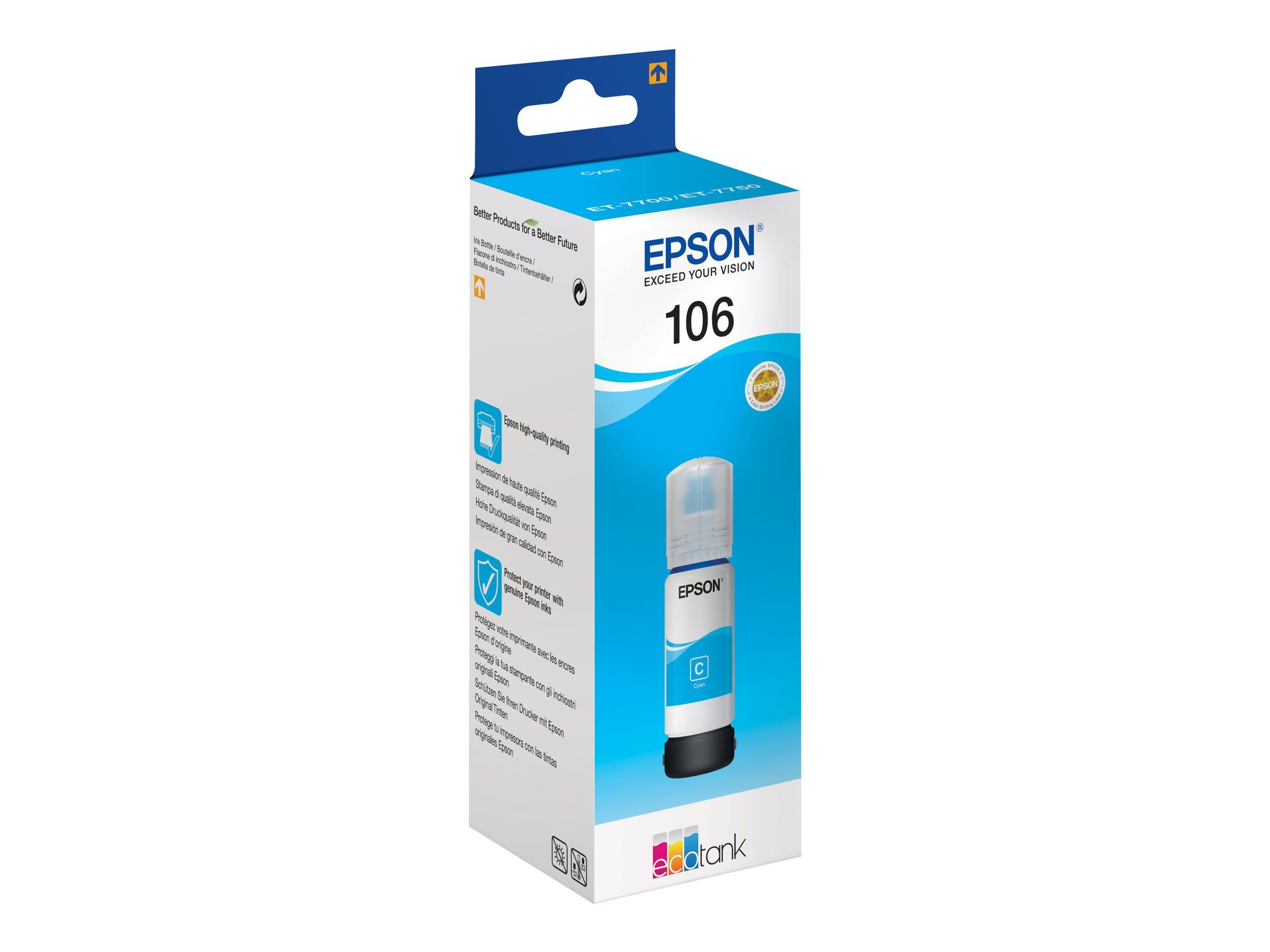 EPSON 106 Cyan Tintenbehälter Tintenpatrone