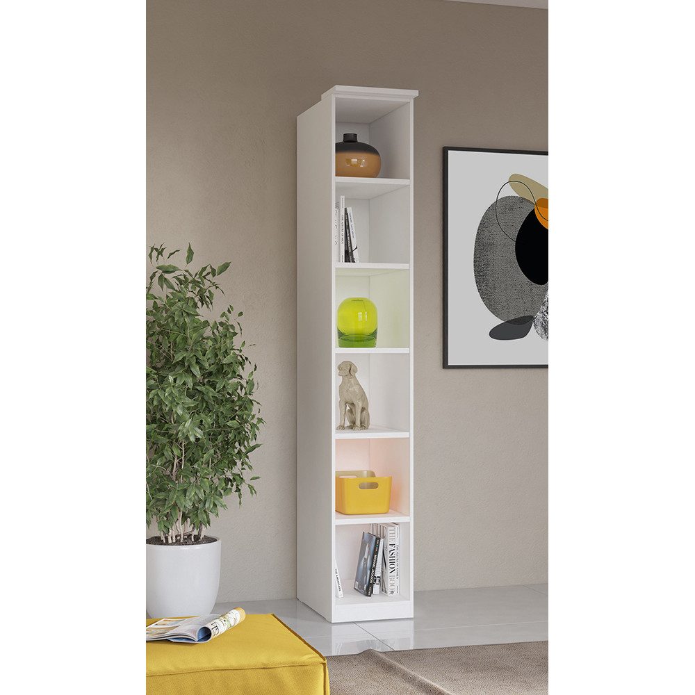 Lomadox Regal OLMO-83, Regal weiß mit günstig online kaufen