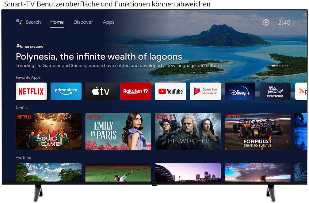 Philips 43PUS7009/12 LED-Fernseher (108 cm/43 Zoll, schwarz ! RABATT: 13.61%
