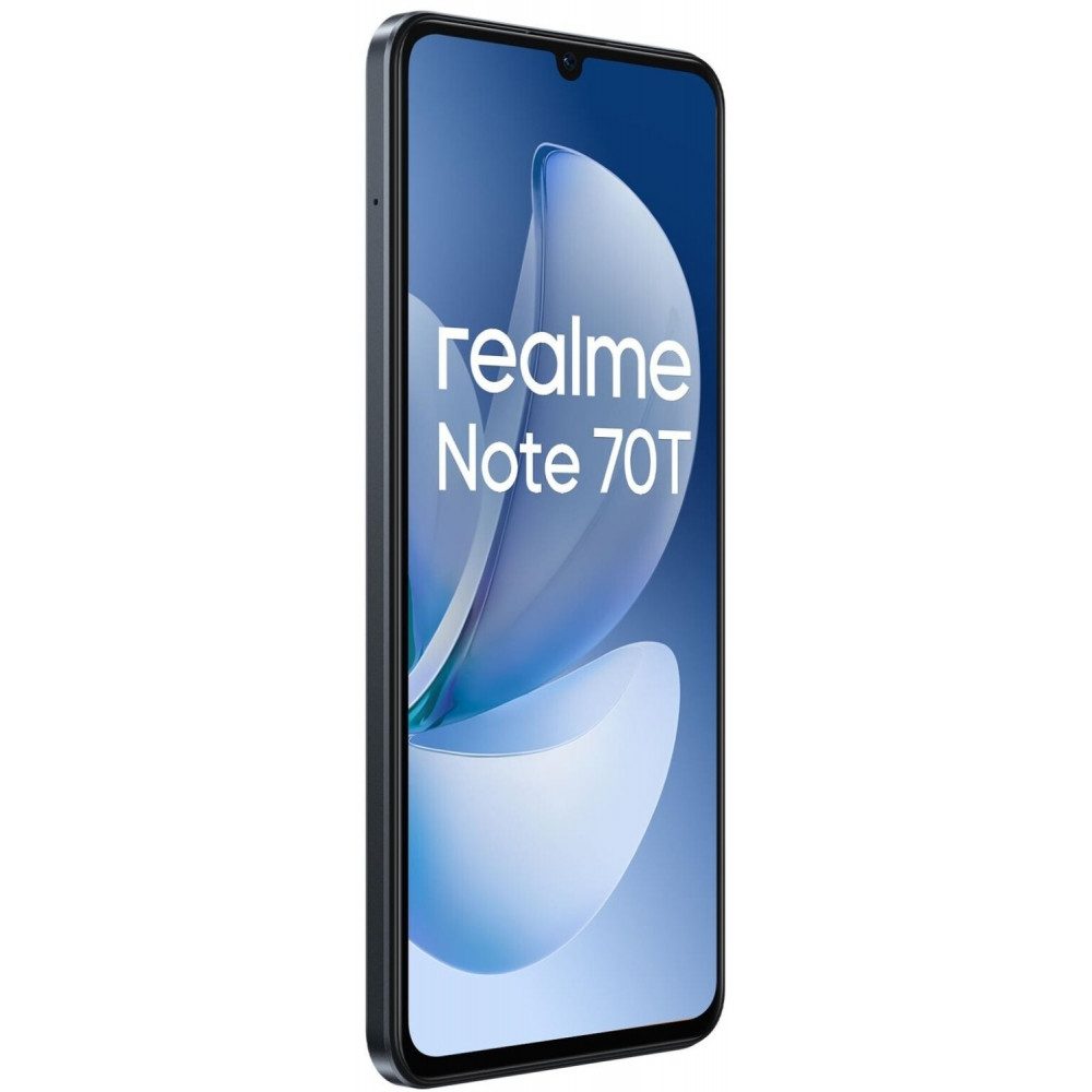Realme Note 70T 128 GB / 4 GB - Smartphone - schwarz Smartphone (6,74 Zoll, 128 GB Speicherplatz)