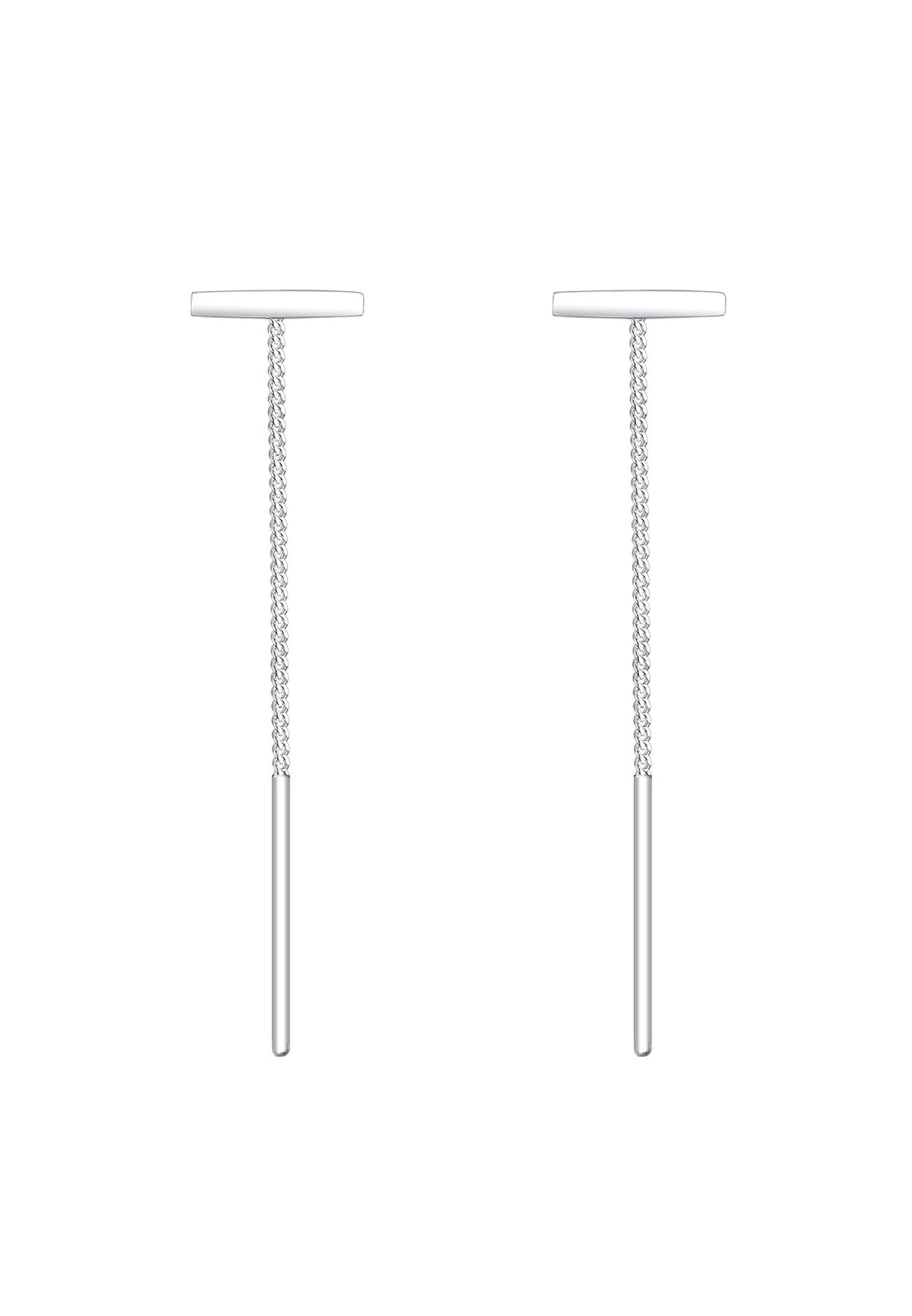 Elli Paar Ohrhänger Durchzieher Kette Geo Trend Stift 925 Silber, Geo günstig online kaufen