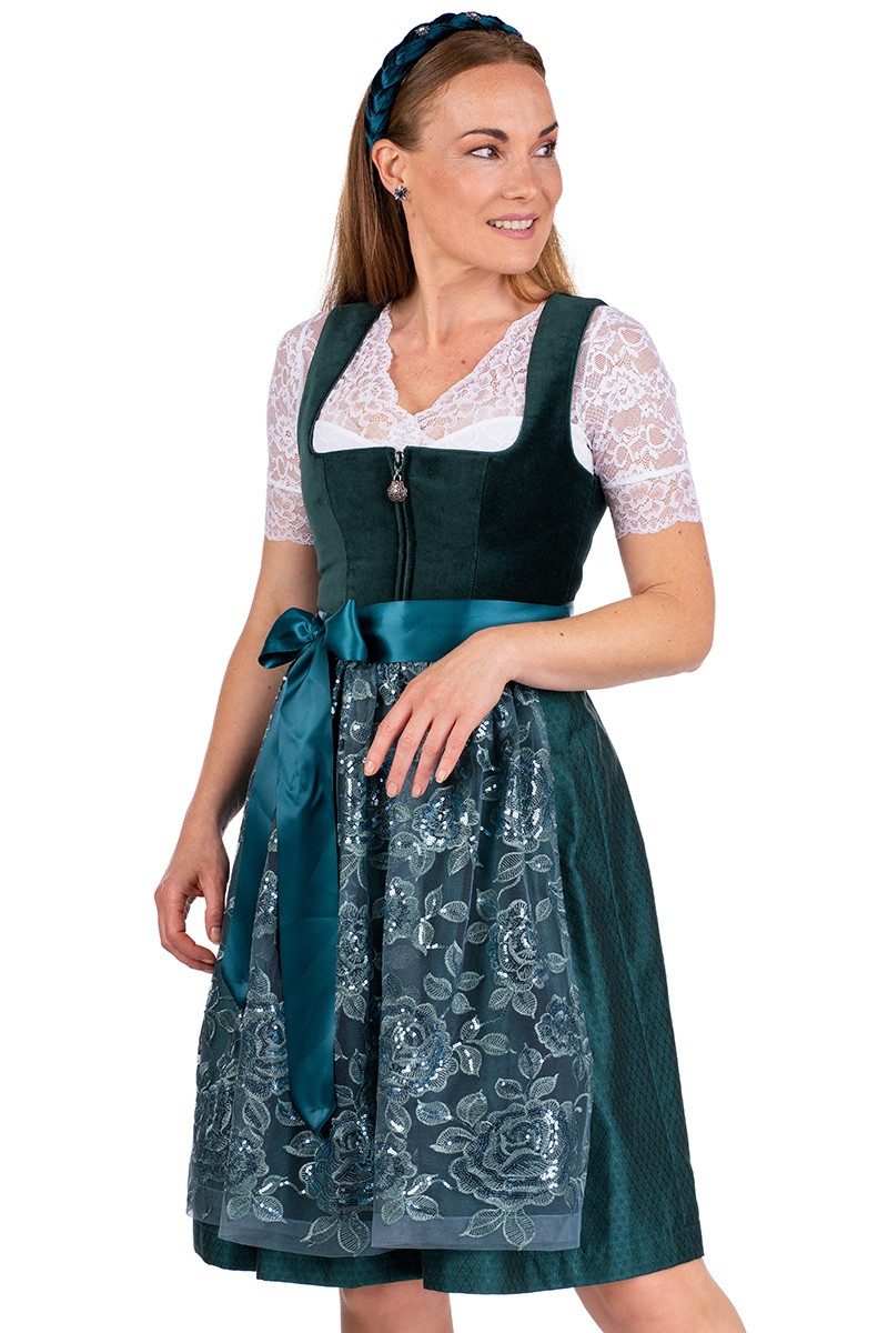 Alpenflüstern Schmuckset Haarreifen - EDELWEISS