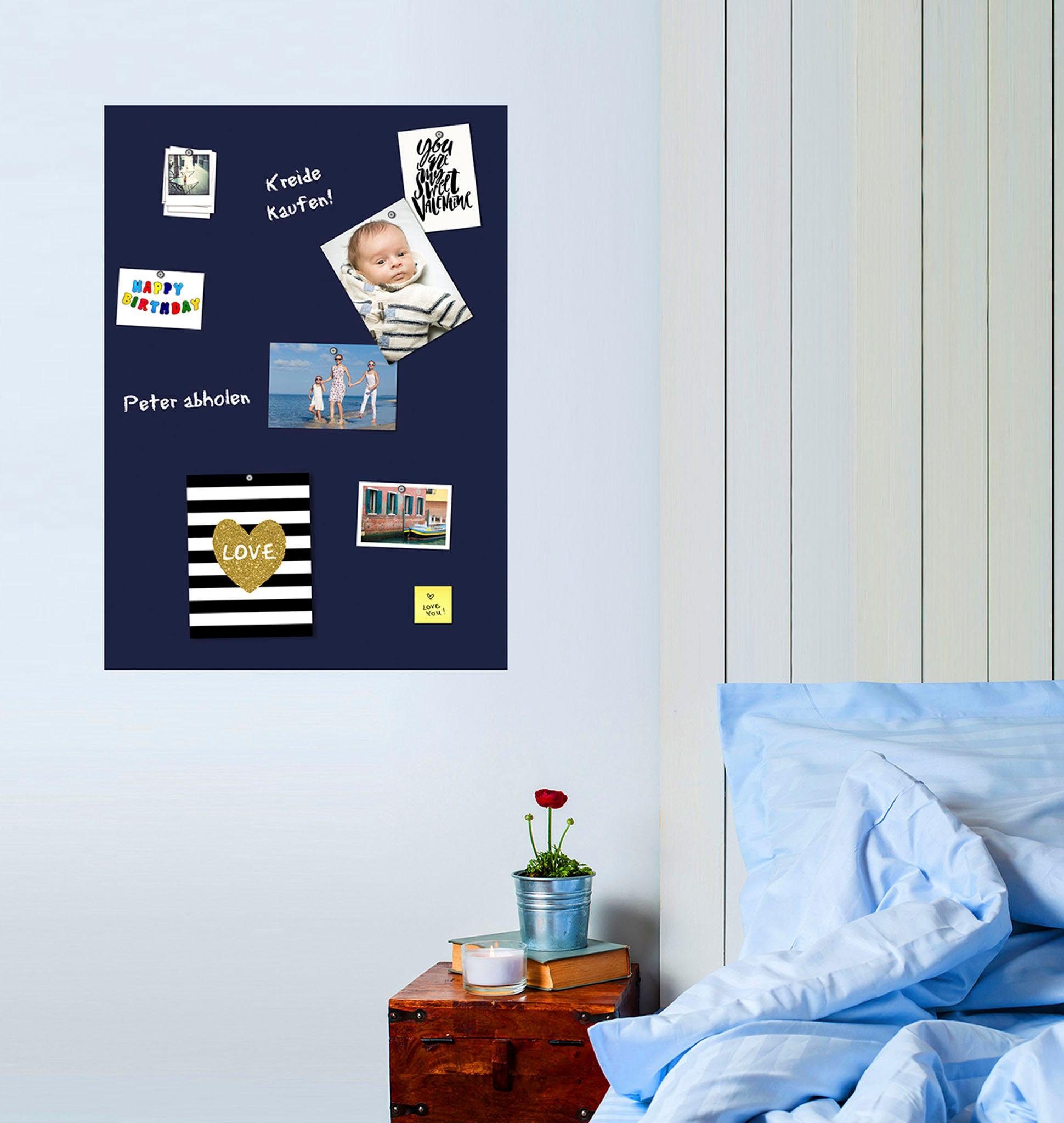 Tafelfolie blau Memoboard queence