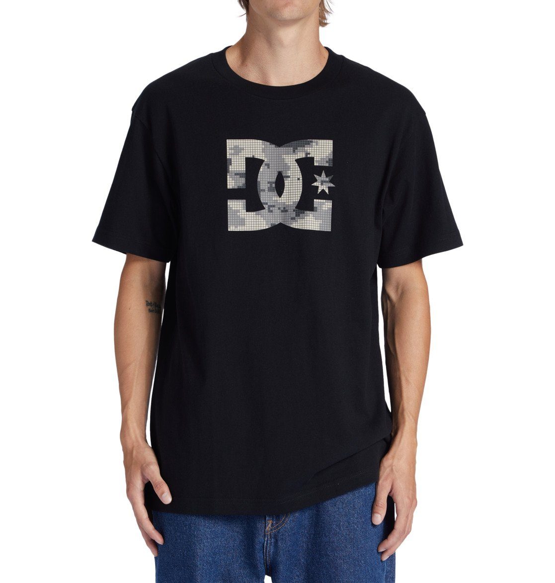 DC Shoes T-Shirt DC Star Fill Black/Cloud Cover