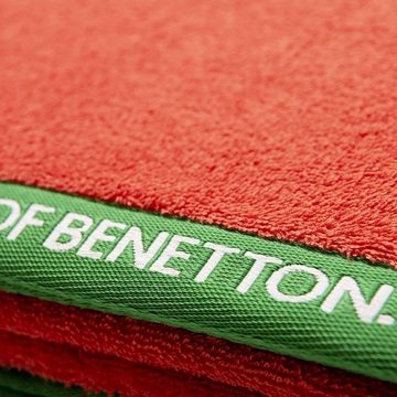 United Colors of Benetton Handtuch Strandbadetuch Benetton Rainbow Rot 160 x 90 cm