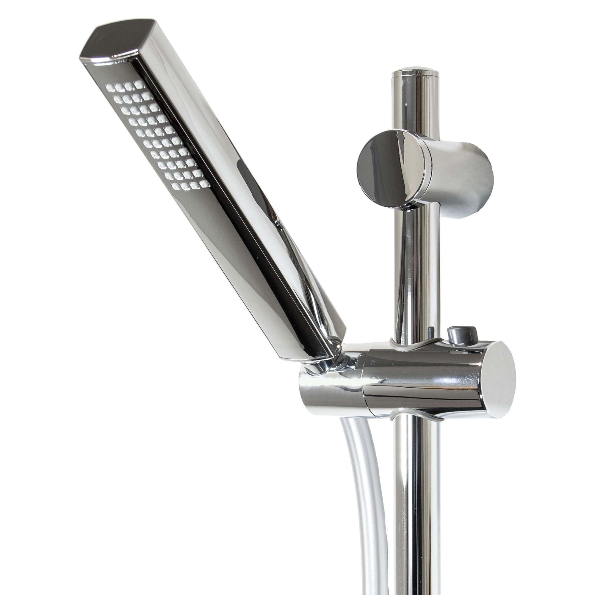 tecuro Brausegarnitur Brauseset ew-036 - 1 strahlig, Brauseschlauch 160 cm