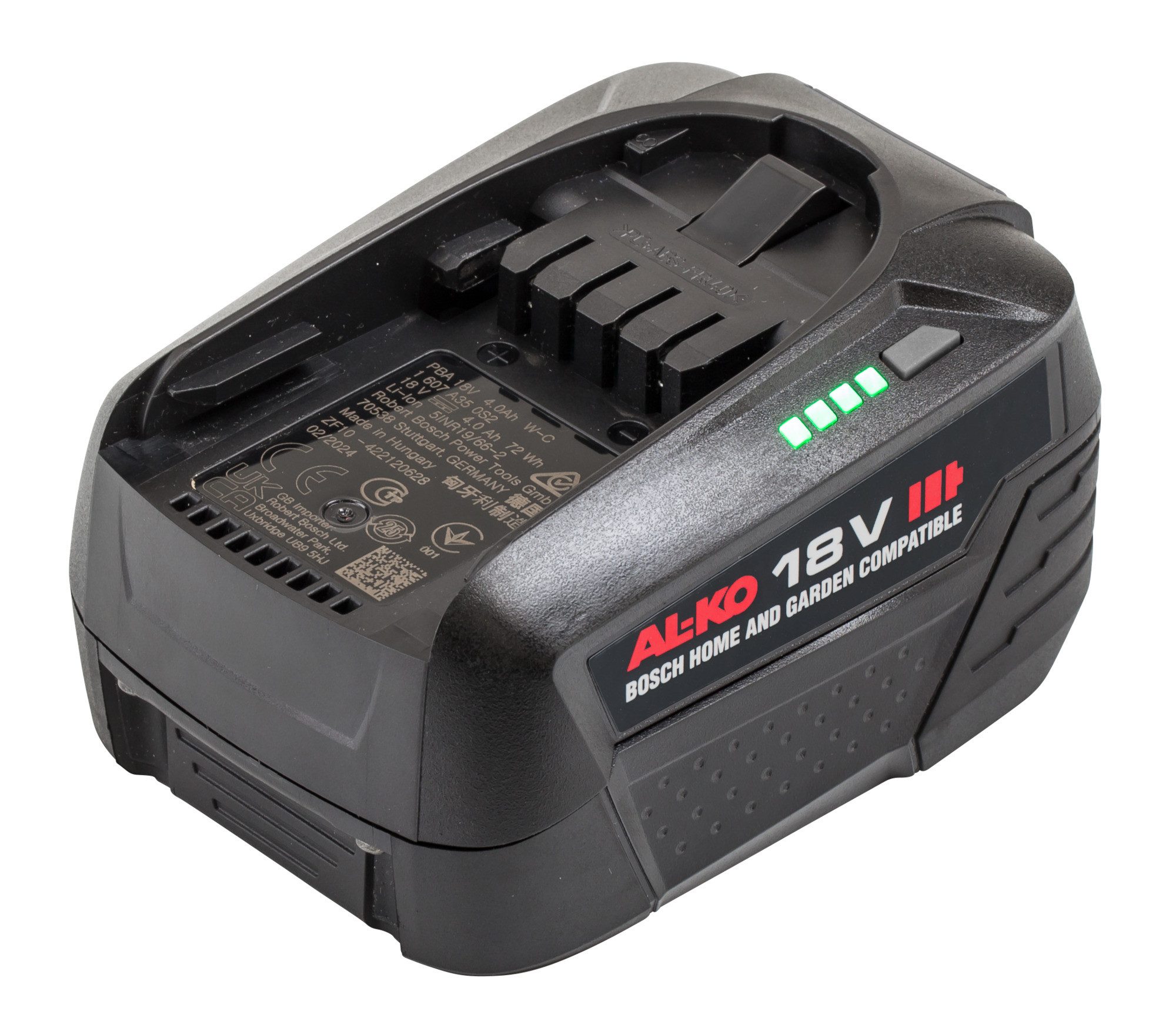 AL-KO B100.5 Li Akku (18,0 V), 18 V, 5,0 Ah Li-Ion-Akku
