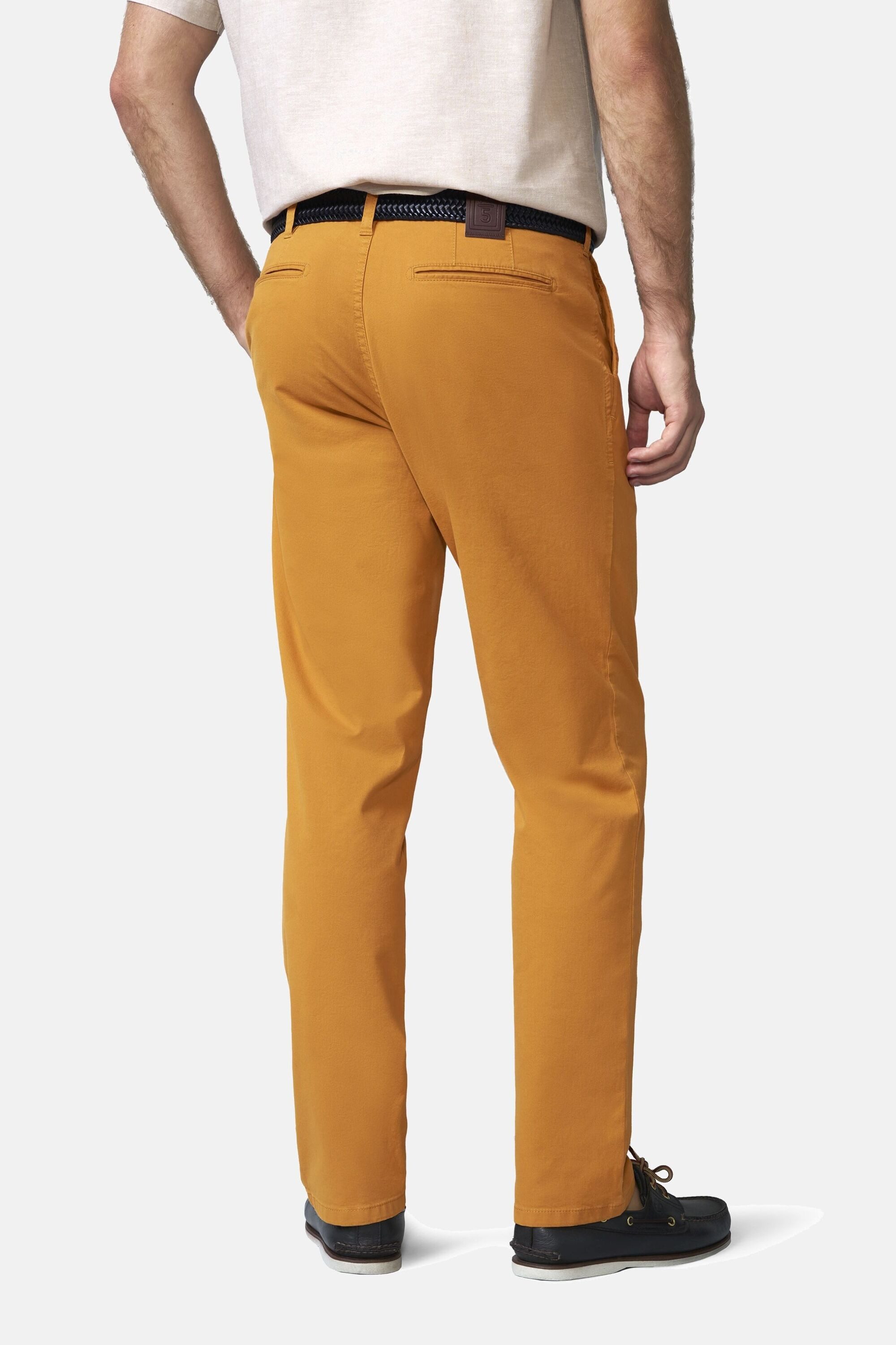 MEYER Chinos M5 Chino 1-6004 mit buntgewebtem Innenfutter