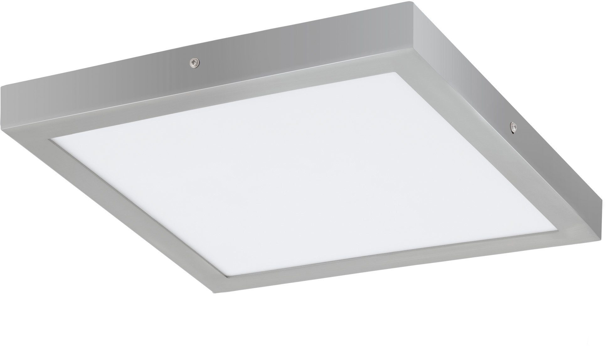 EGLO Aufbauleuchte FUEVA 1, LED fest integriert, Warmweiß, schlankes Design,  nur 3 cm hoch, Aus Aluminium und Kunststoff