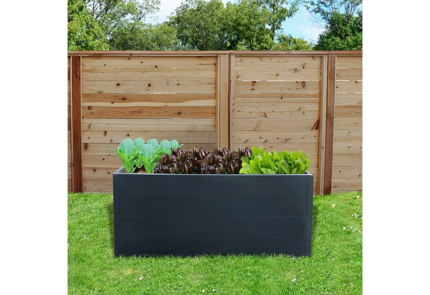 KONIFERA Hochbeet Tarragona Terra, BxTxH: 120x60x76 cm, 480 l