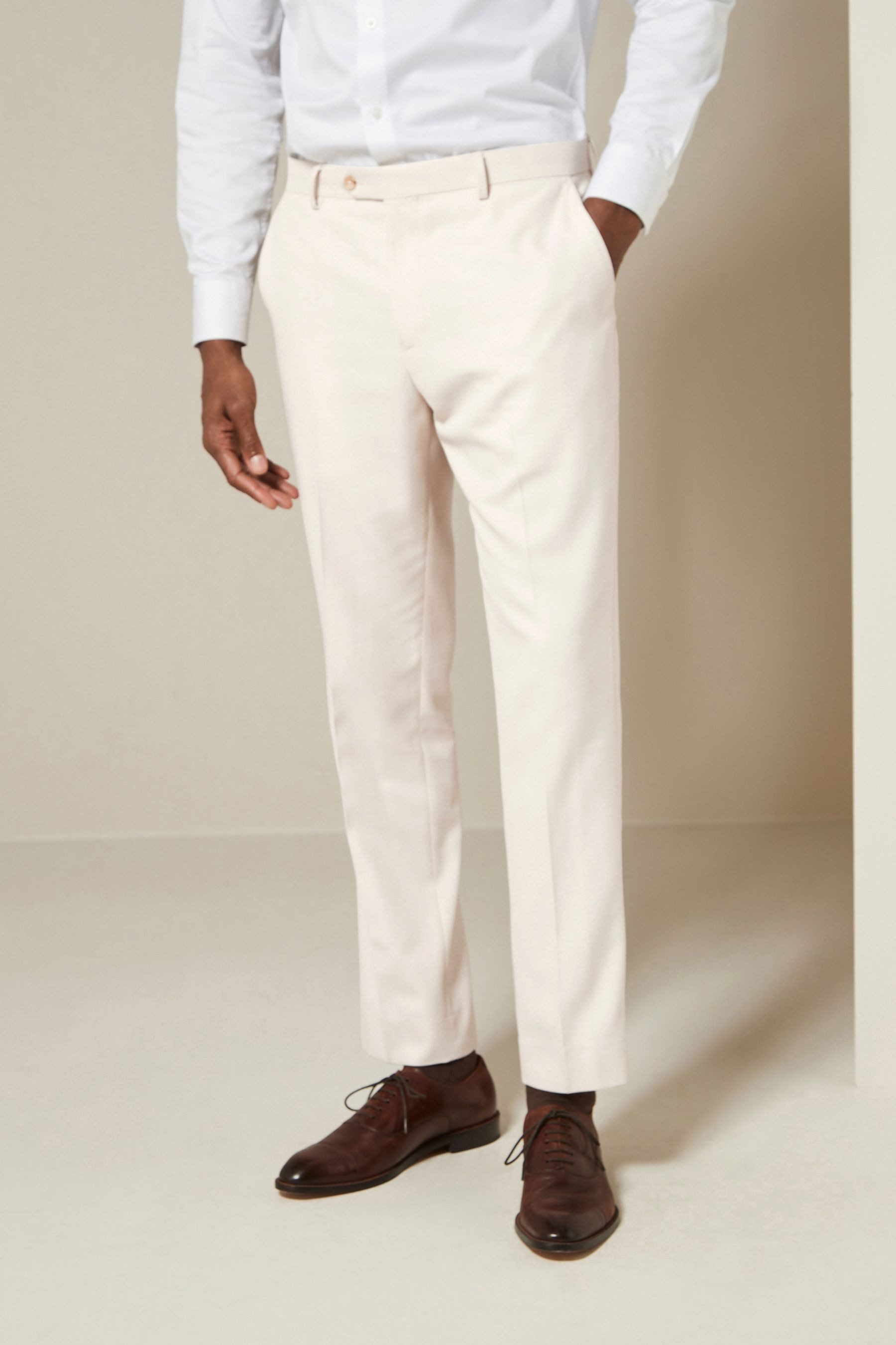 Next Anzughose Strukturierter Anzug: Slim Fit Hose (1-tlg)