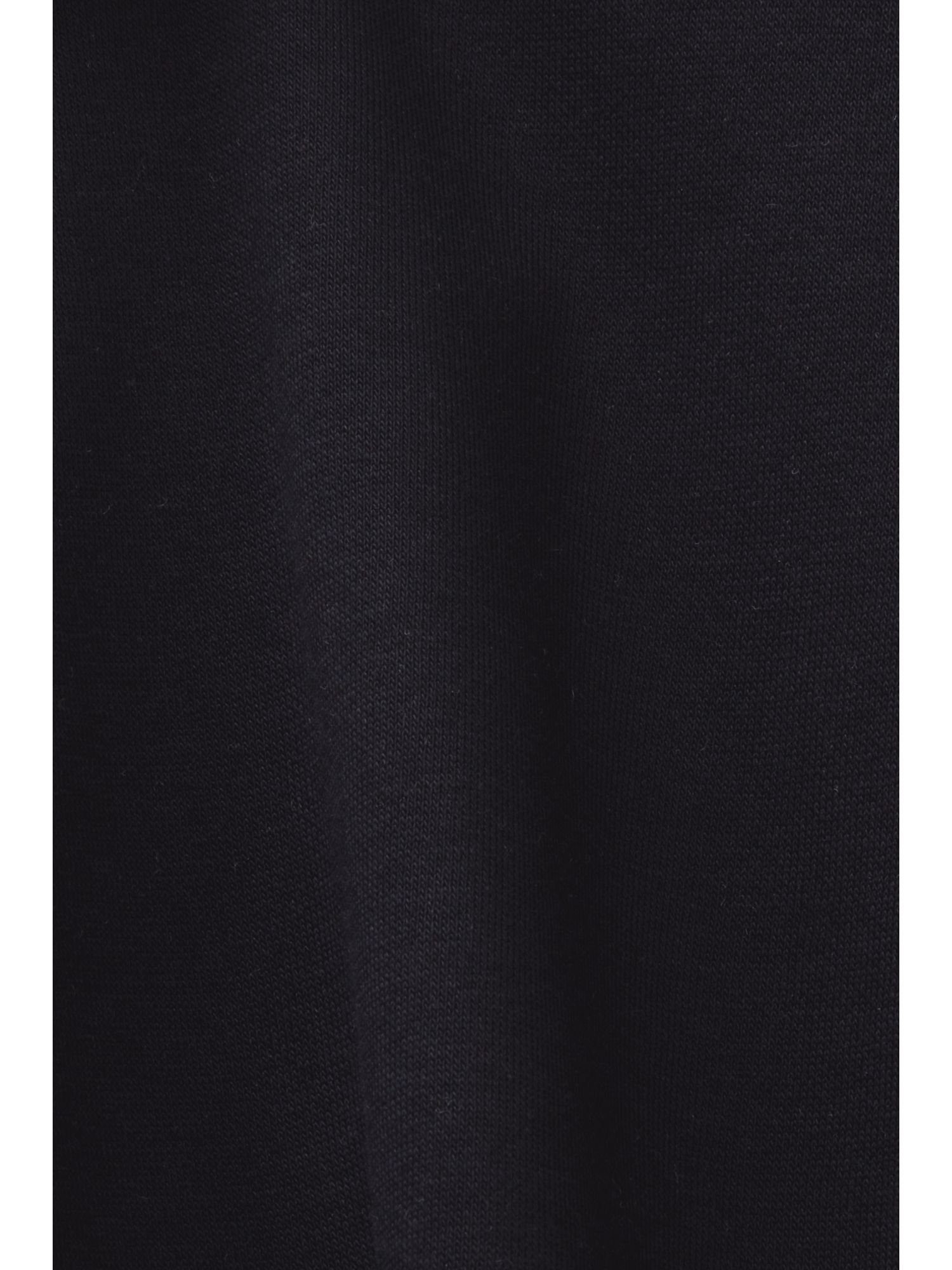 Esprit (1-tlg) Oversize Reißverschluss BLACK Recycelt: Sweatshirt Hoodie mit