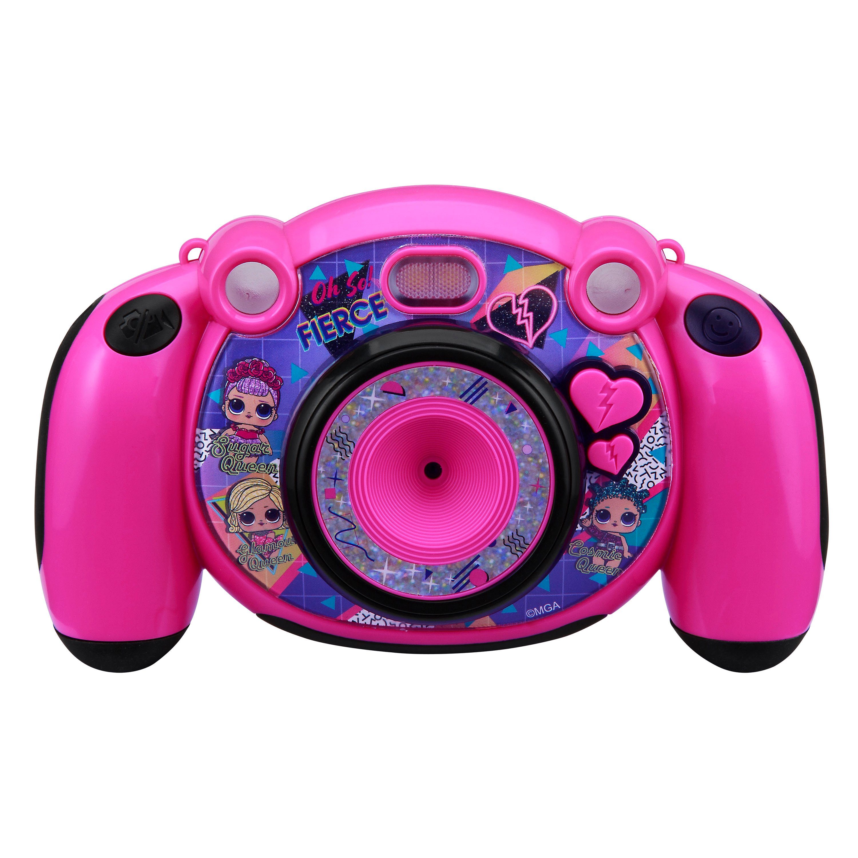 eKids L.O.L. Surprise! Kinder-Kamera mit Foto- & Videofunktion Kinderkamera (2,0 MP, 512MB SD Karte integriert)