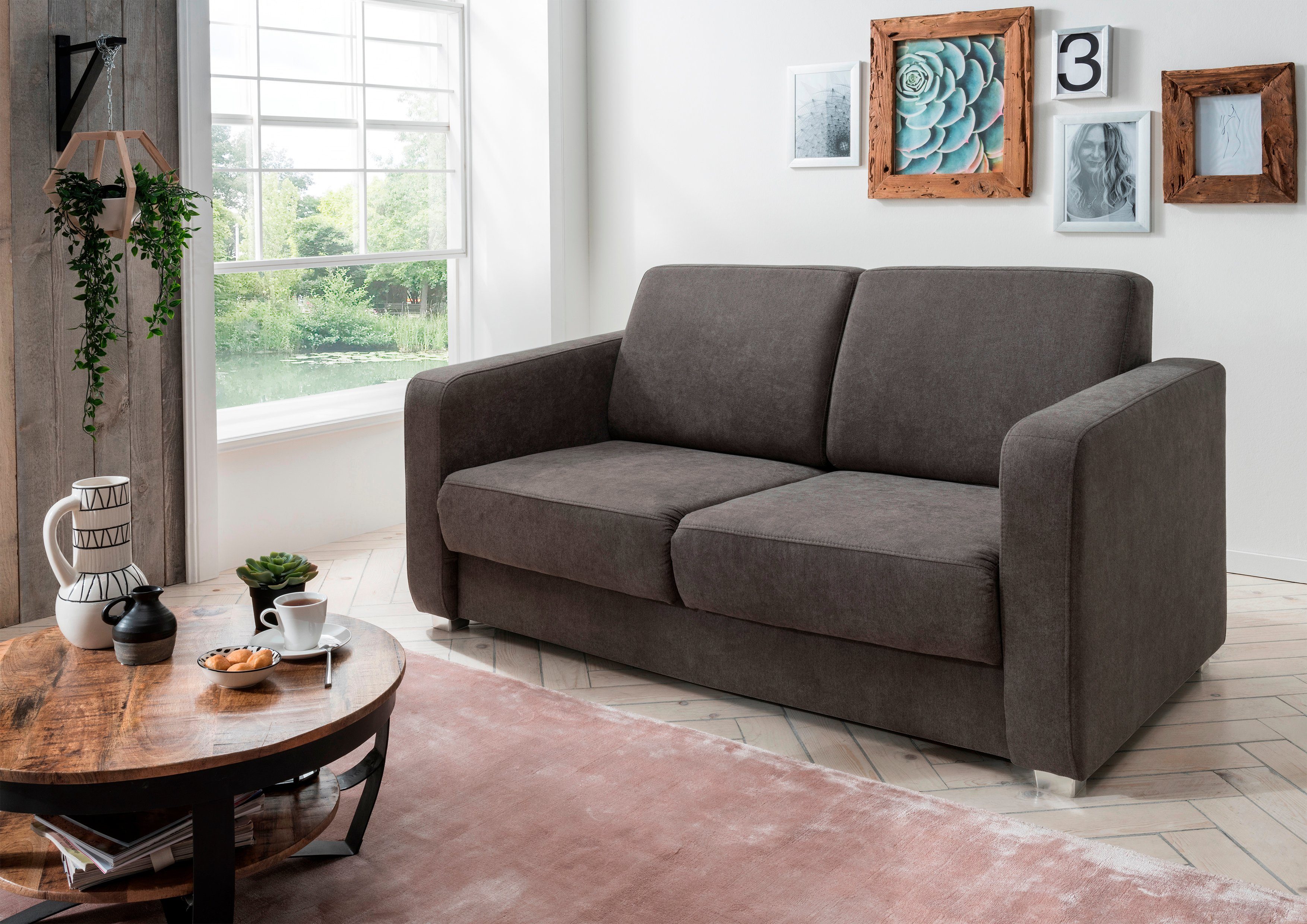 INOSIGN Schlafsofa Mia Problemlöser Sofa, Einzelauszug, Bettsofa, zeitlos u günstig online kaufen