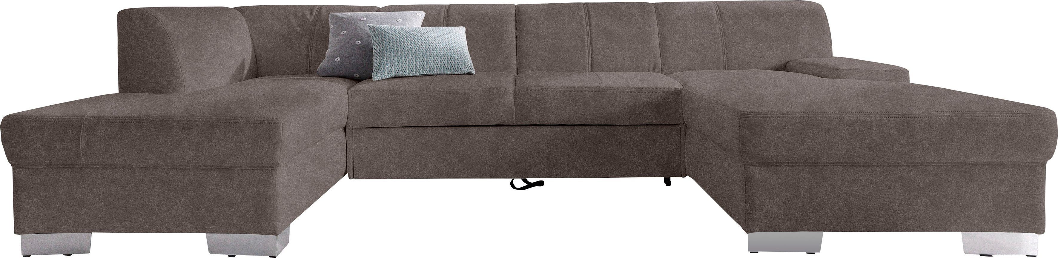 DOMO collection Wohnlandschaft "Star, zeitlose Formensprache, elegante Opti günstig online kaufen