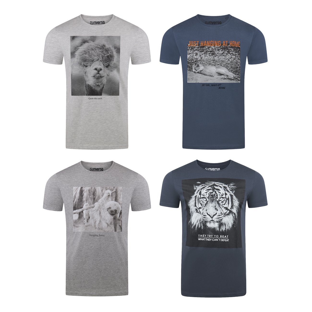 T-Shirt Herren Fotoprintshirt RIVCharly Regular Fit