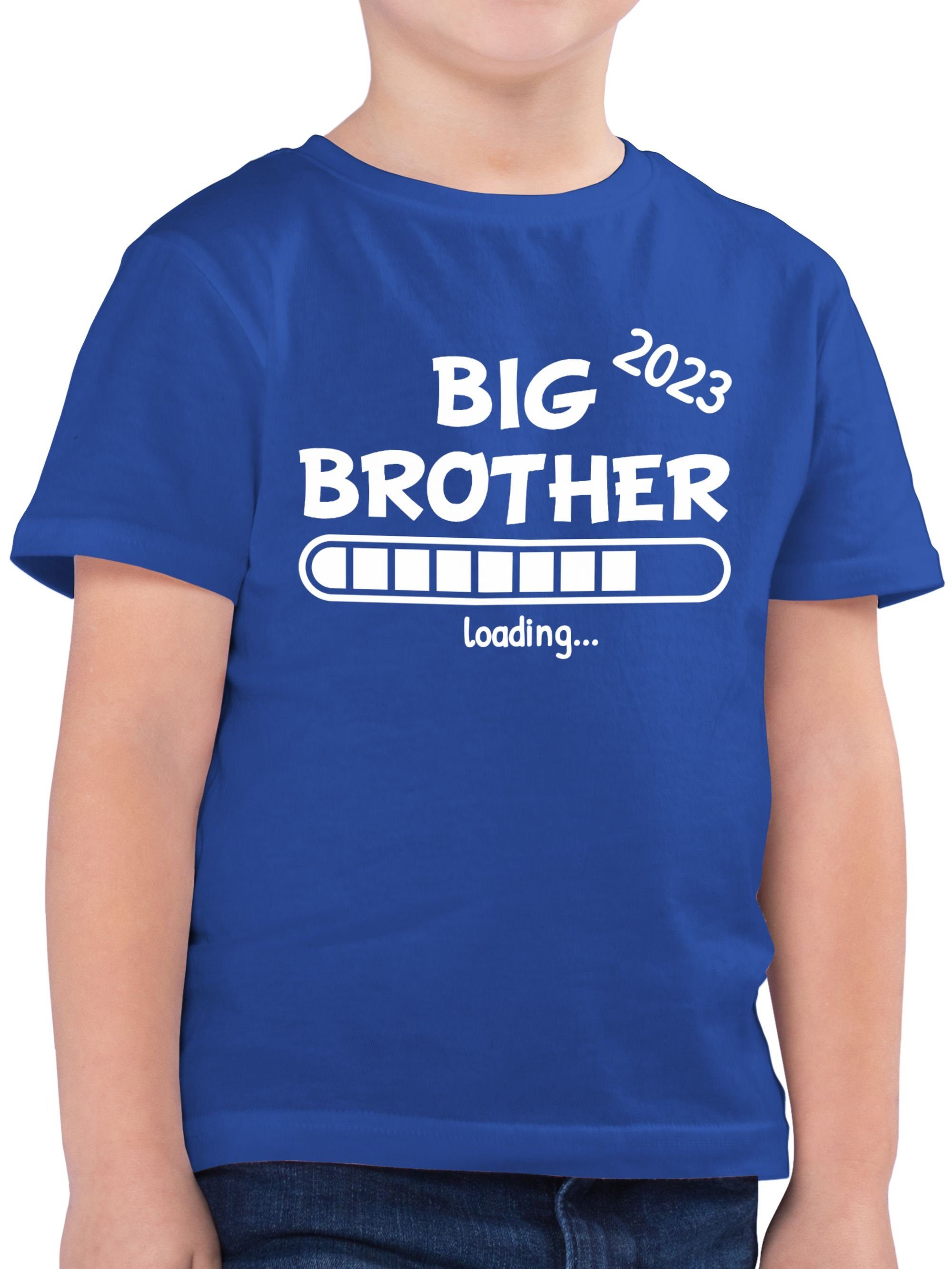 Shirtracer Big loading Bruder T-Shirt Brother 2 Royalblau Großer 2023