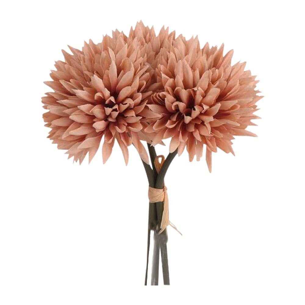 Kunstblume Kunstblume Dahlie in rosa 3 Blüten Ø 8x20 cm Kunststoff Dahlie, günstig online kaufen