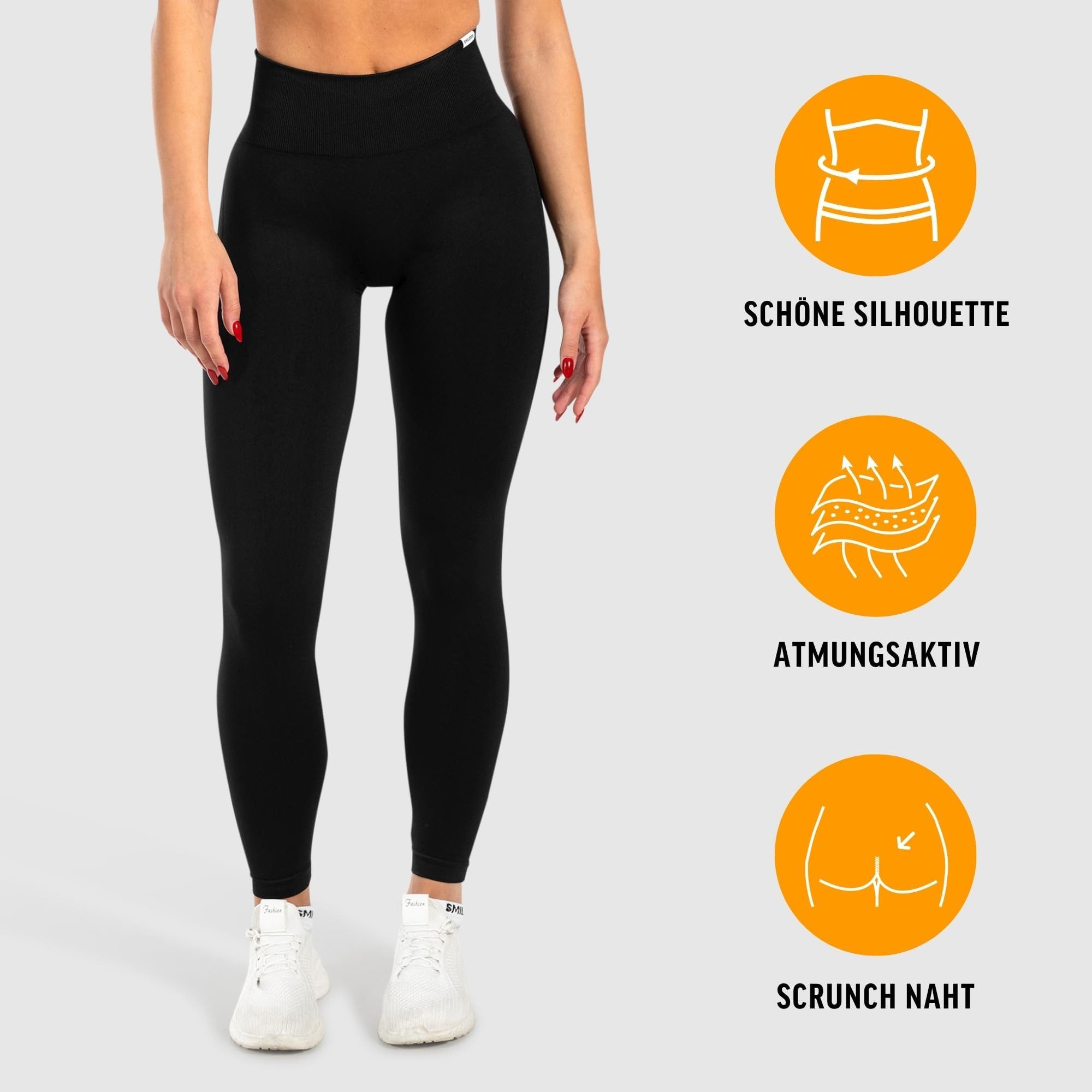 Smilodox Leggings Trixy, High Waist Yogahose mit Scrunch-Effekt, Stretch Sp günstig online kaufen
