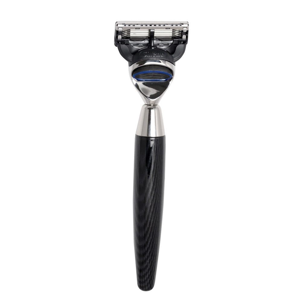 Körperrasierer Erbe Rasierer Carbonoptik Gillette Fusion