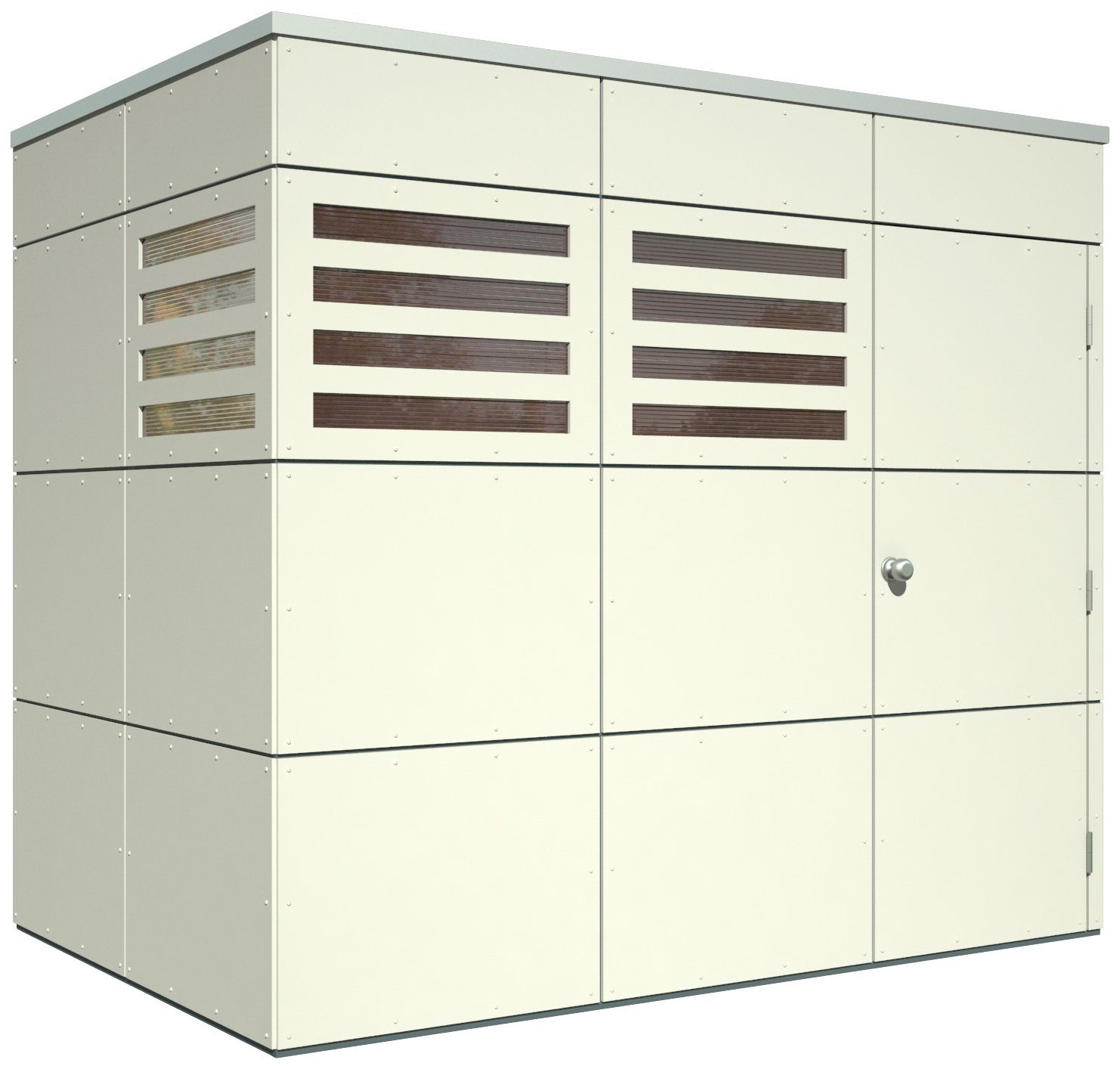 Skanholz Gartenhaus CrossCube Melbourne 2, BxT: 253x169 cm
