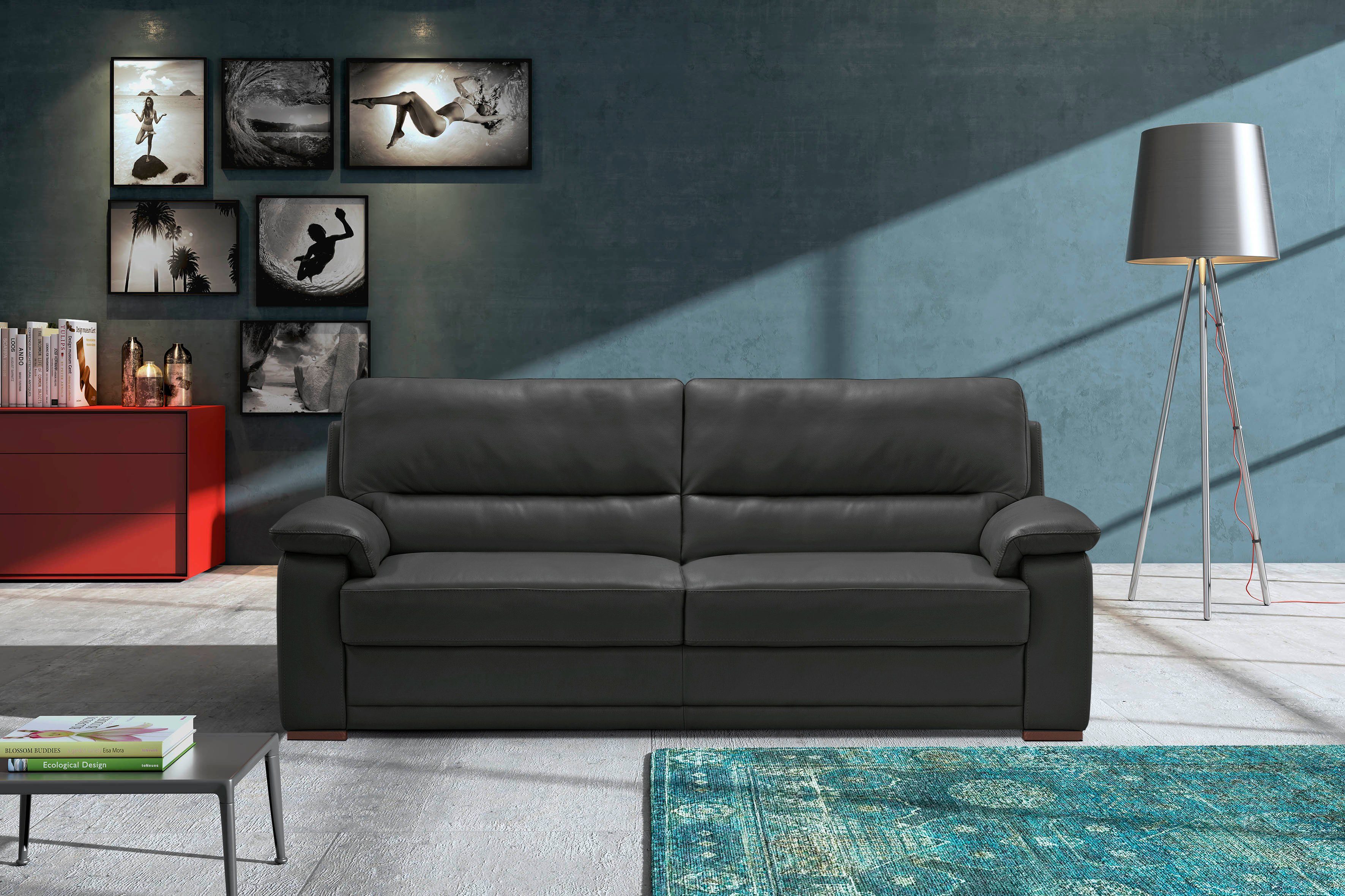 Egoitaliano 2,5-Sitzer Doris, modernes Designersofa, Ledersofa günstig online kaufen