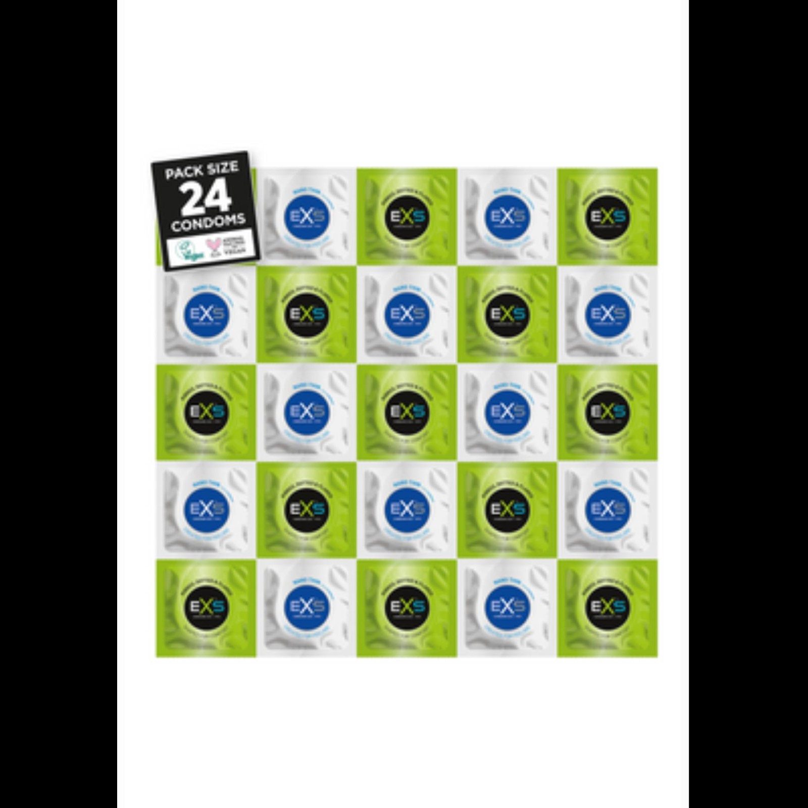 Kondome EXS - Sensation Pack - Condoms - 24 Pieces