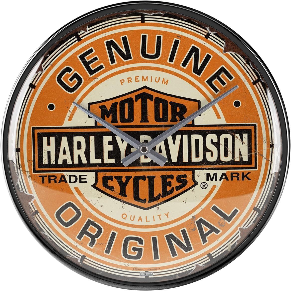 Nostalgic-Art Wanduhr Wanduhr - Harley-Davidson - Genuine Original günstig online kaufen