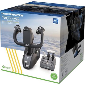 Thrustmaster TCA Yoke Pack Boeing Edition Set - Steuerhorn & Gasregler - grau Simulations-Controller