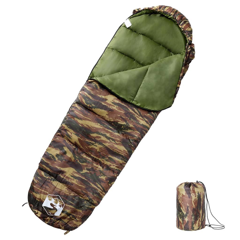 Schlafsack Mumienschlafsack für Erwachsene Camping 3 Jahreszeiten