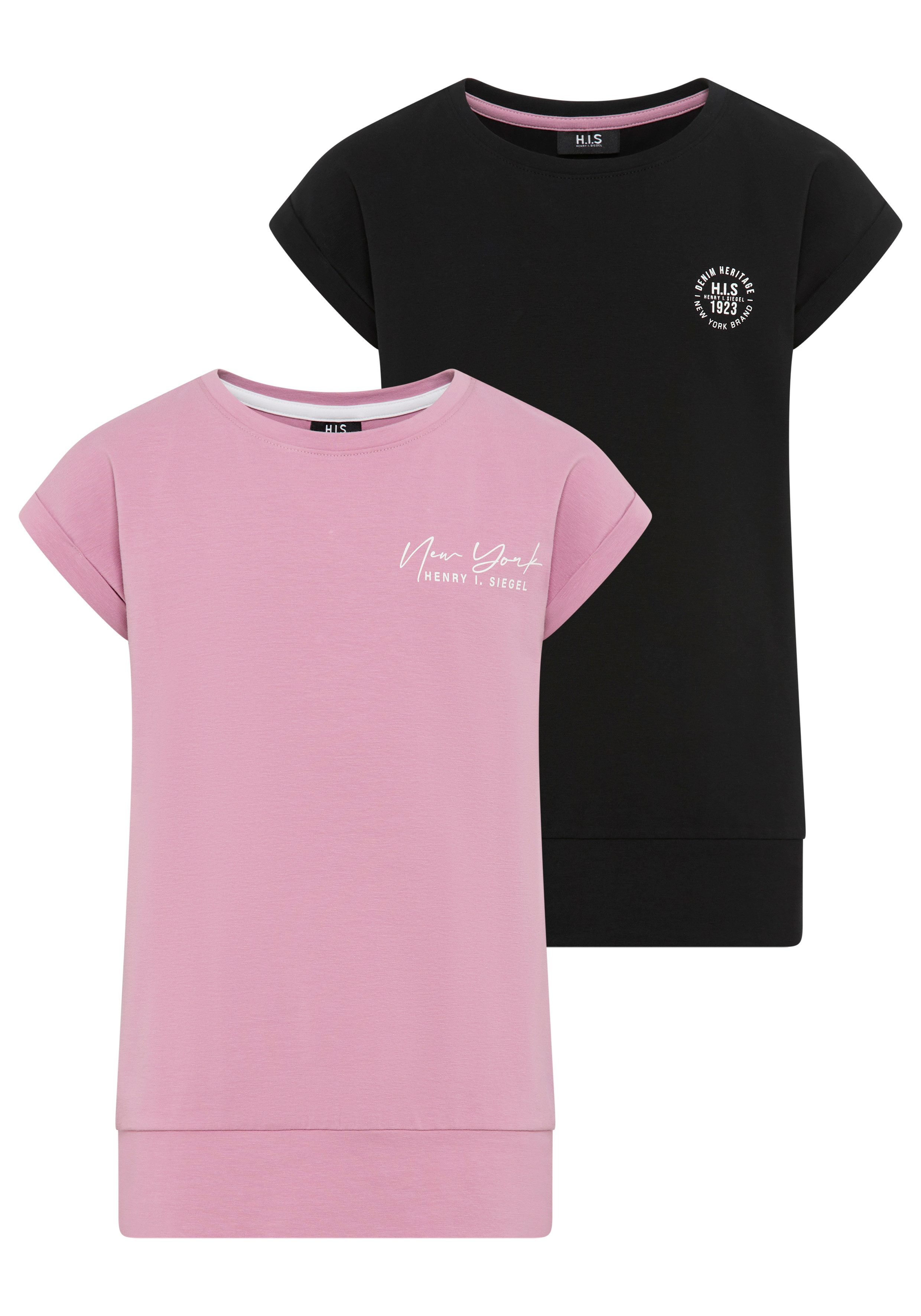 H.I.S T-Shirt 2er Packung T-Shirts (2-tlg) günstig online kaufen