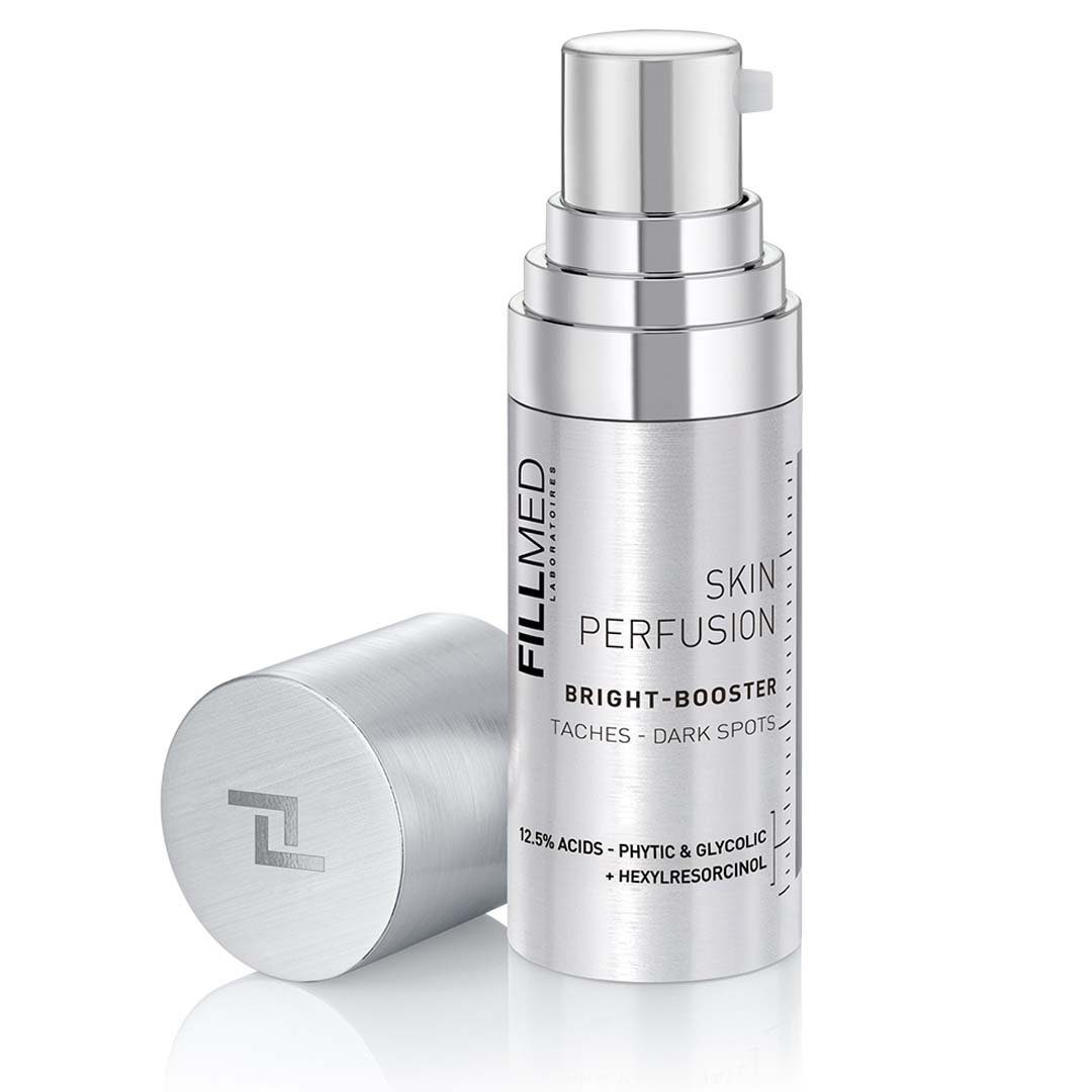 Fillmed Gesichtsserum Fillmed Skin Perfusion Bright Booster 3 x 10ml, 1-tlg., Bei der Behandlung muss ein hoher Lichtschutzfaktor getragen werden
