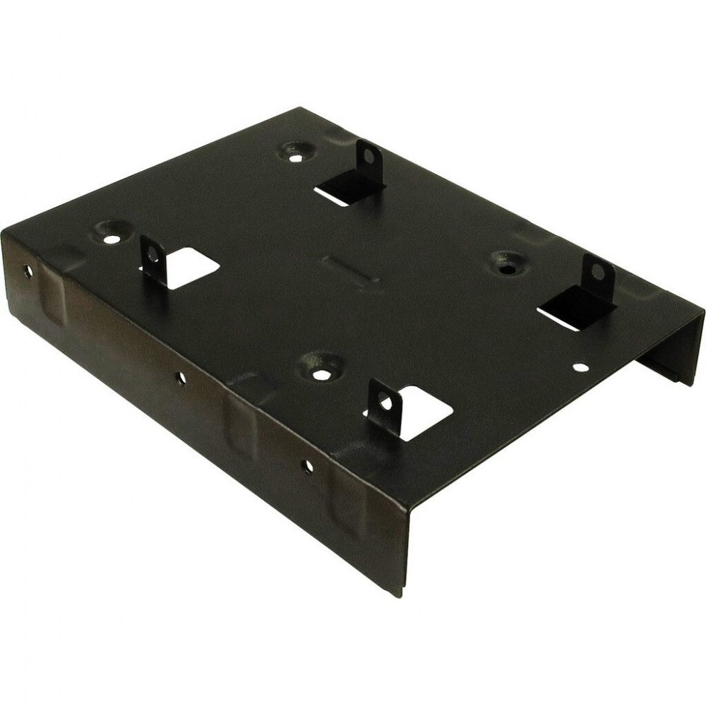Inter-Tech Inter-Tech Einbaurahmen für 2x 2,5 Zoll HDD/SSD. Computer-Kabel, Einbaurahmen für 2 x 2,5 Zoll in 3,5 Zoll Schacht