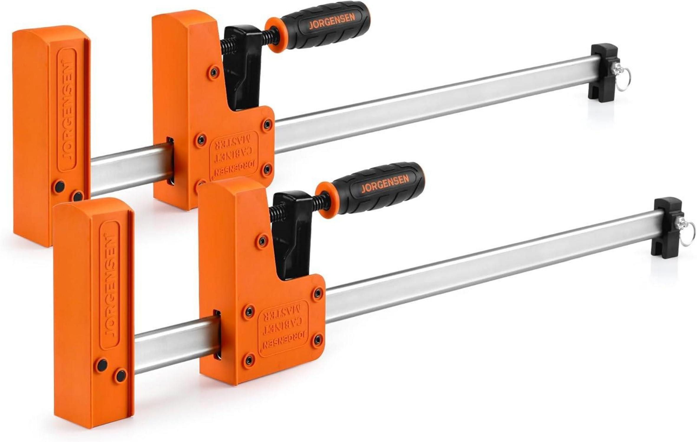 Multitool Profi Schraubzwingen Set 2-tlg. 680kg Spannkraft 600mm Stahl