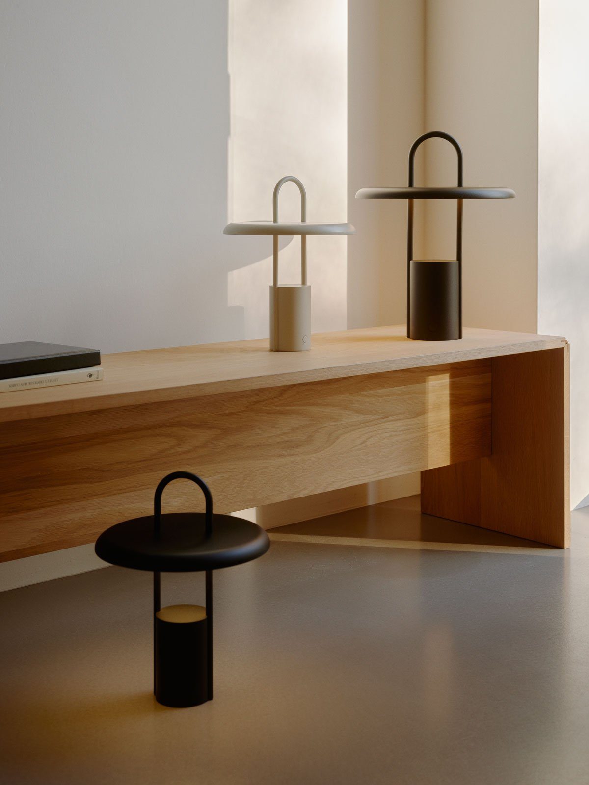 Stelton LED Tischleuchte, stelton LED Tischleuchte PIER 33,5 cm (h) black