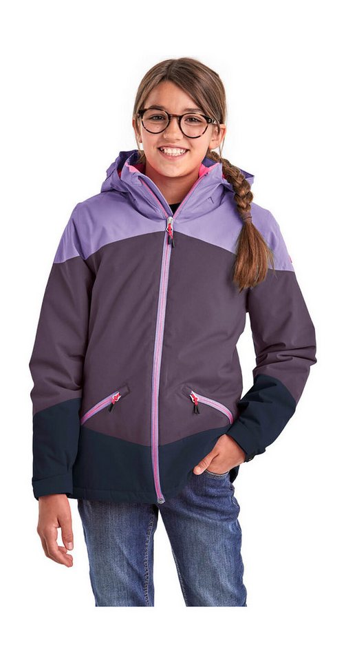 Killtec Outdoorjacke KOW 195 GRLS JCKT Wasserdichte Winterjacke mit Colourblock, verstellbaren Details