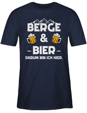Shirtracer T-Shirt Berge und Bier Apres Ski Party