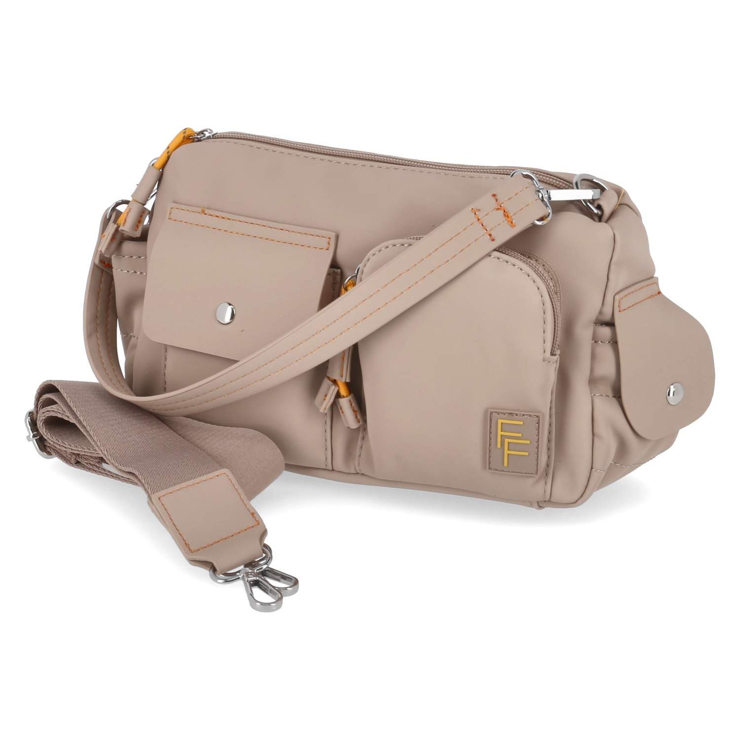 Fräulein Frida Handtasche Fräulein Frida FF2103,900 Damen Umhängetaschen Synthetik beige