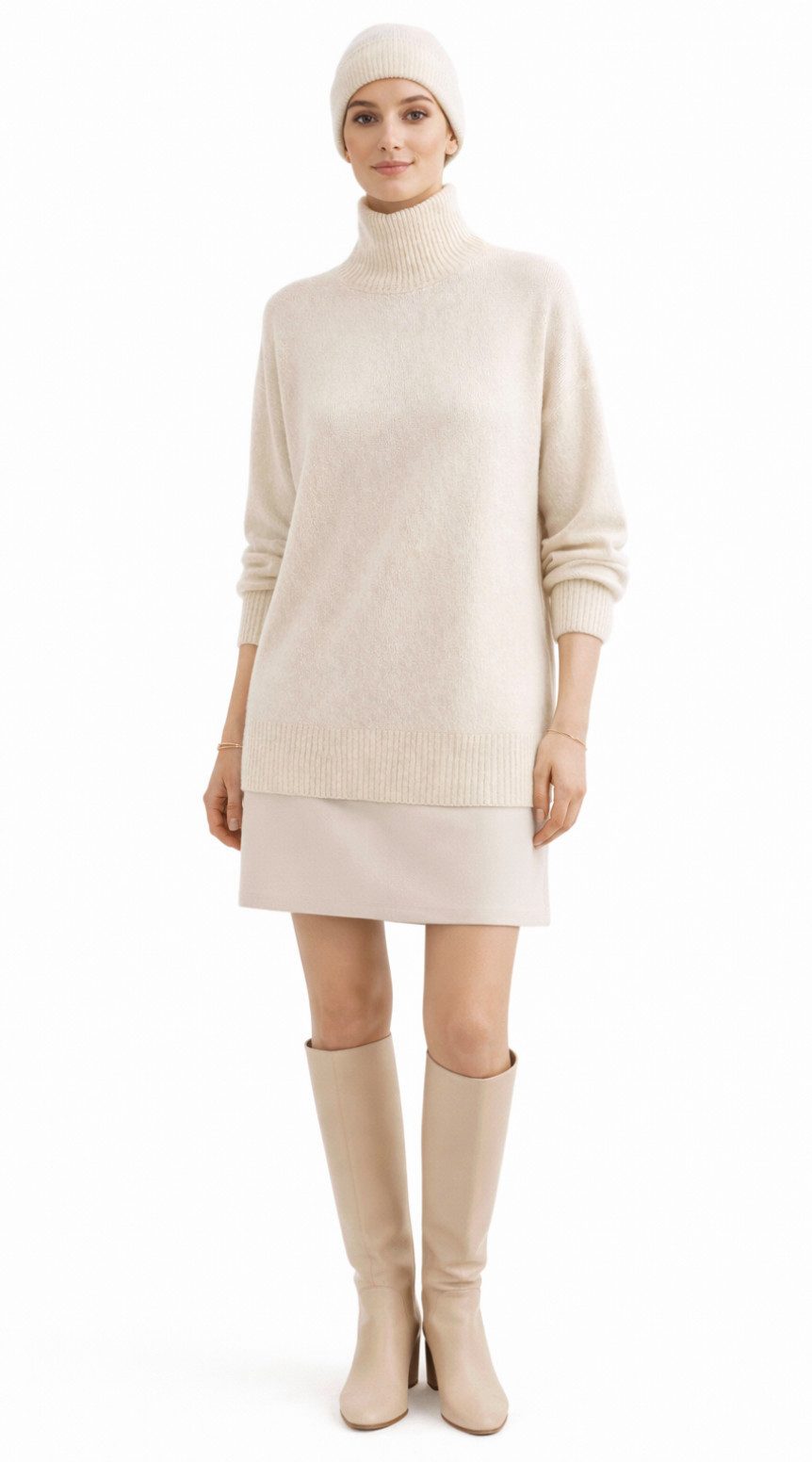 Polo Ralph Lauren Rollkragenpullover Damen Strickpullover Loose Fit Pullover Mid-weight Material – perfekt für jede Jahreszeit