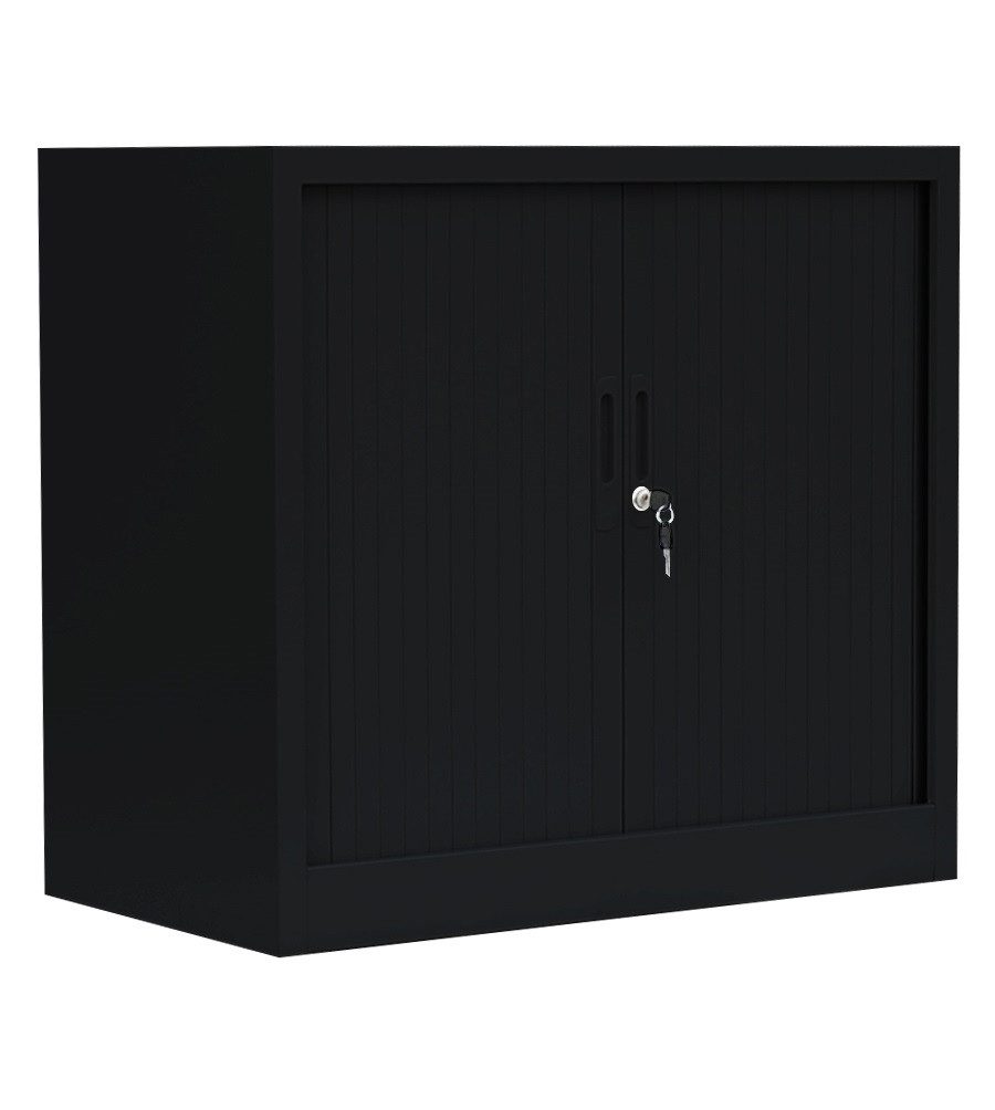 Steelboxx Rollladenschrank Sideboard Stahl Büro Aktenschrank 75x80x46cm