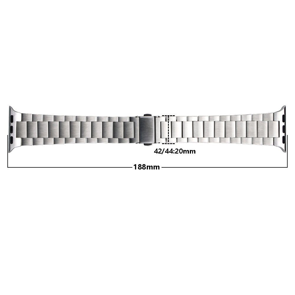 44mm Kompatibel 7 Serie Smartwatch-Armband 4 für 42mm,Metall 45mm Uhrenarmband, armband 45mm, Silber iWatch 5 SE Armband 7 watch Watch mit YSDYM apple Apple 6 Armbänder