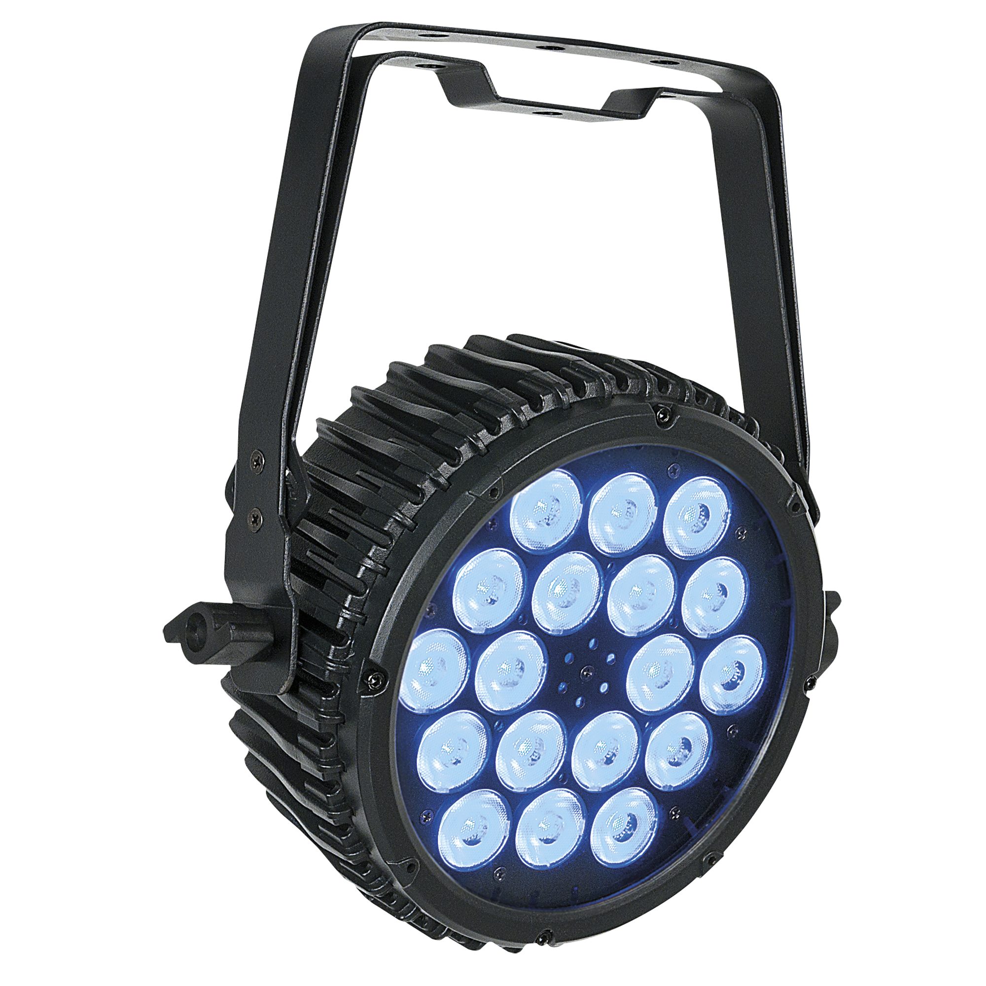 Showgear Discolicht Showtec Compact Par 18 MKII 18x 3 W RGB LED PAR - schwarz