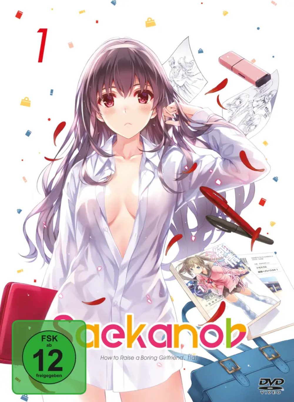 DVD Saekano - How to Raise a Boring Girlfriend.flat. Vol.2.1, 2 DVD