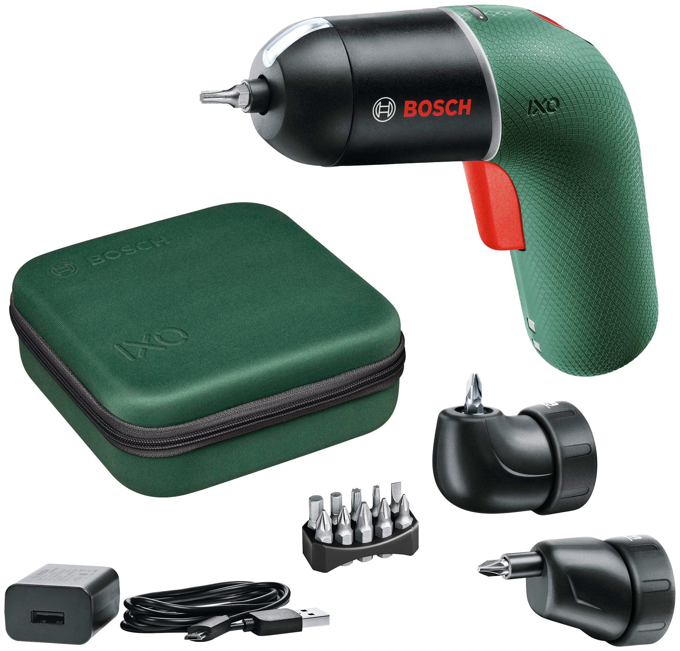 Bosch Home & Kontrolle U/min, 4,5 Arbeiten Garden für Set, 215 Volle 6 sorgloses Nm, Akku-Schrauber IXO (Set)