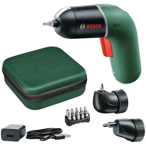Bosch Home & Garden Akku-Schrauber IXO 6 Set, 215 U/min, 4,5 Nm, (Set), Volle Kontrolle für sorgloses Arbeiten