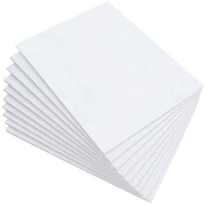 Belle Vous Aquarellpapier EVA-Schaumstoffplatten (10er Pack) - 30x23 cm - 6 mm Dicke, White EVA Foam Sheets (10 Pack) - 30x23 cm - 6 mm Thickness