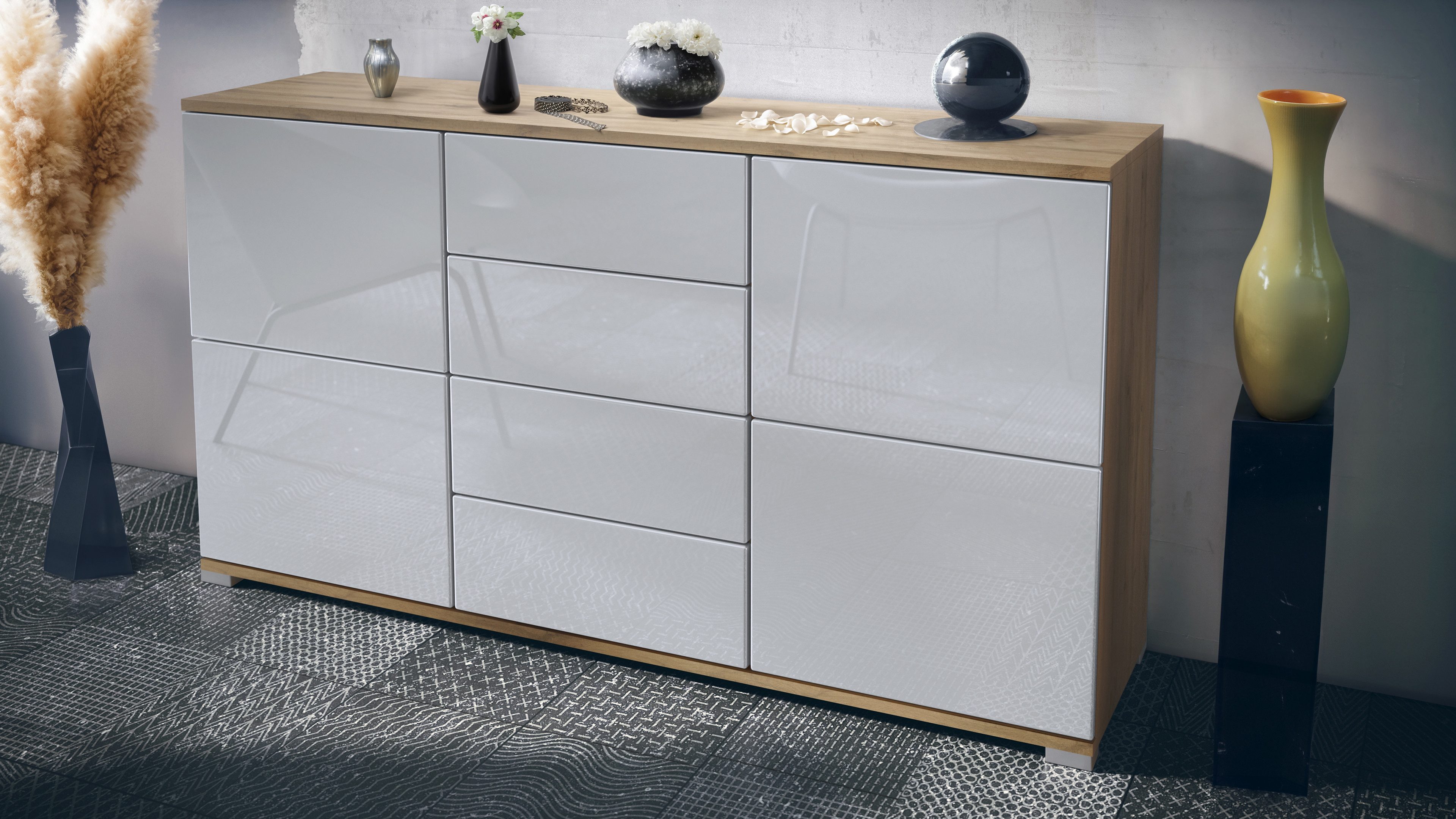 Vladon Sideboard Rova V1 (Kommode mit günstig online kaufen