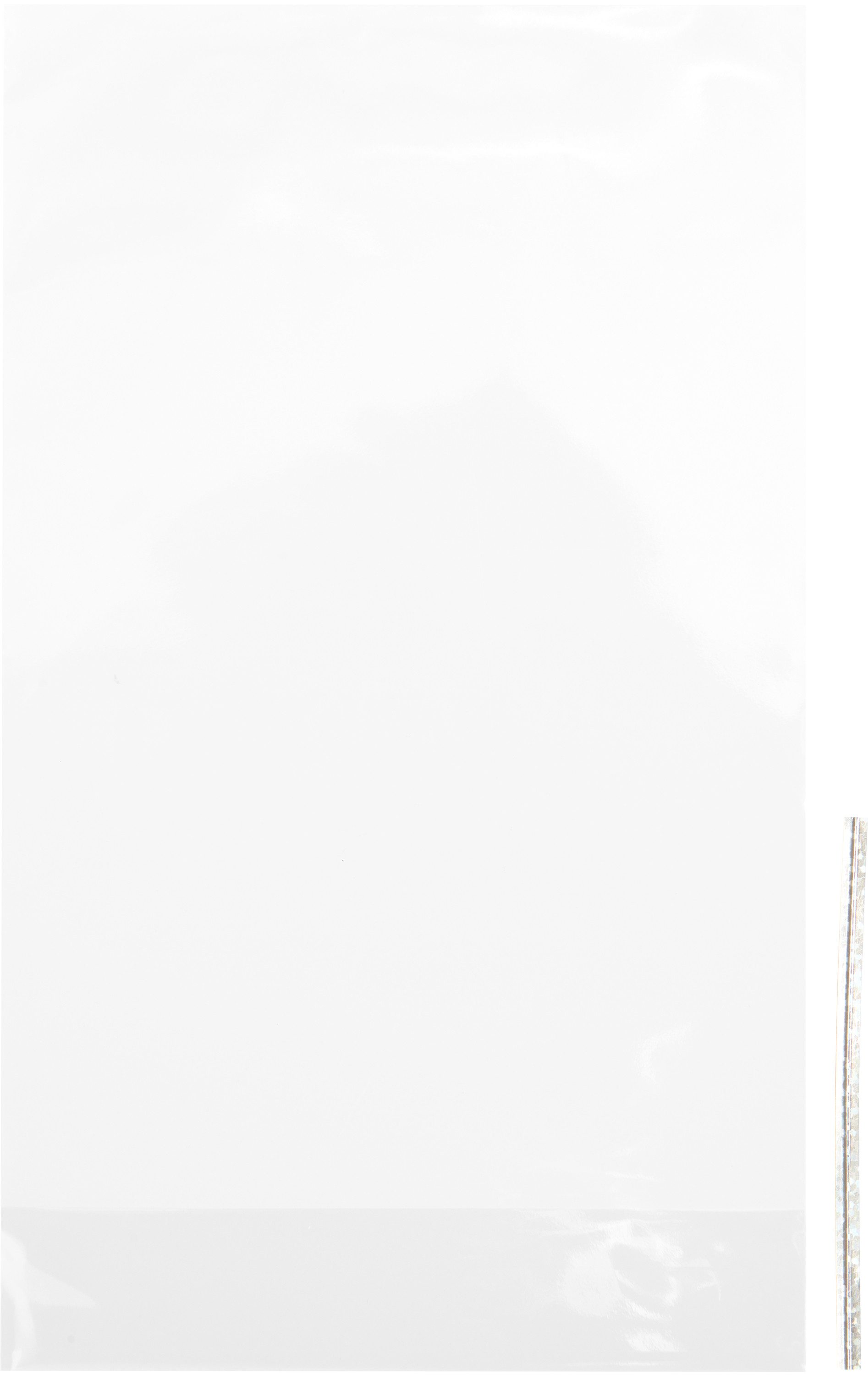 Rico Design Dekorationsfolie Bodenbeutel Transparent mit Verschlusstreifen, 10 Stück