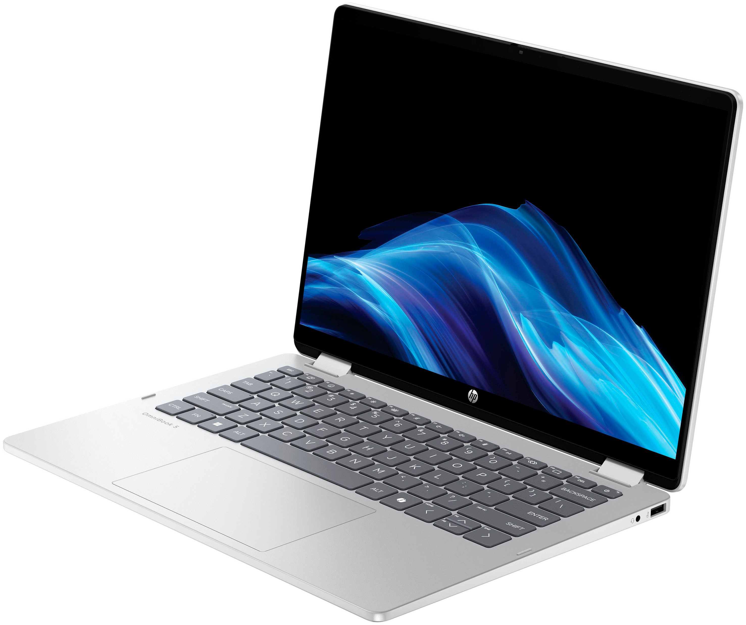 HP OmniBook 5 Flip 14-fp0250ngx Convertible Notebook (35,56 cm/14 Zoll, Intel Core 5 120U, Intel Graphics, 8 GB, 256 GB SSD) – Bild 4 von 5
