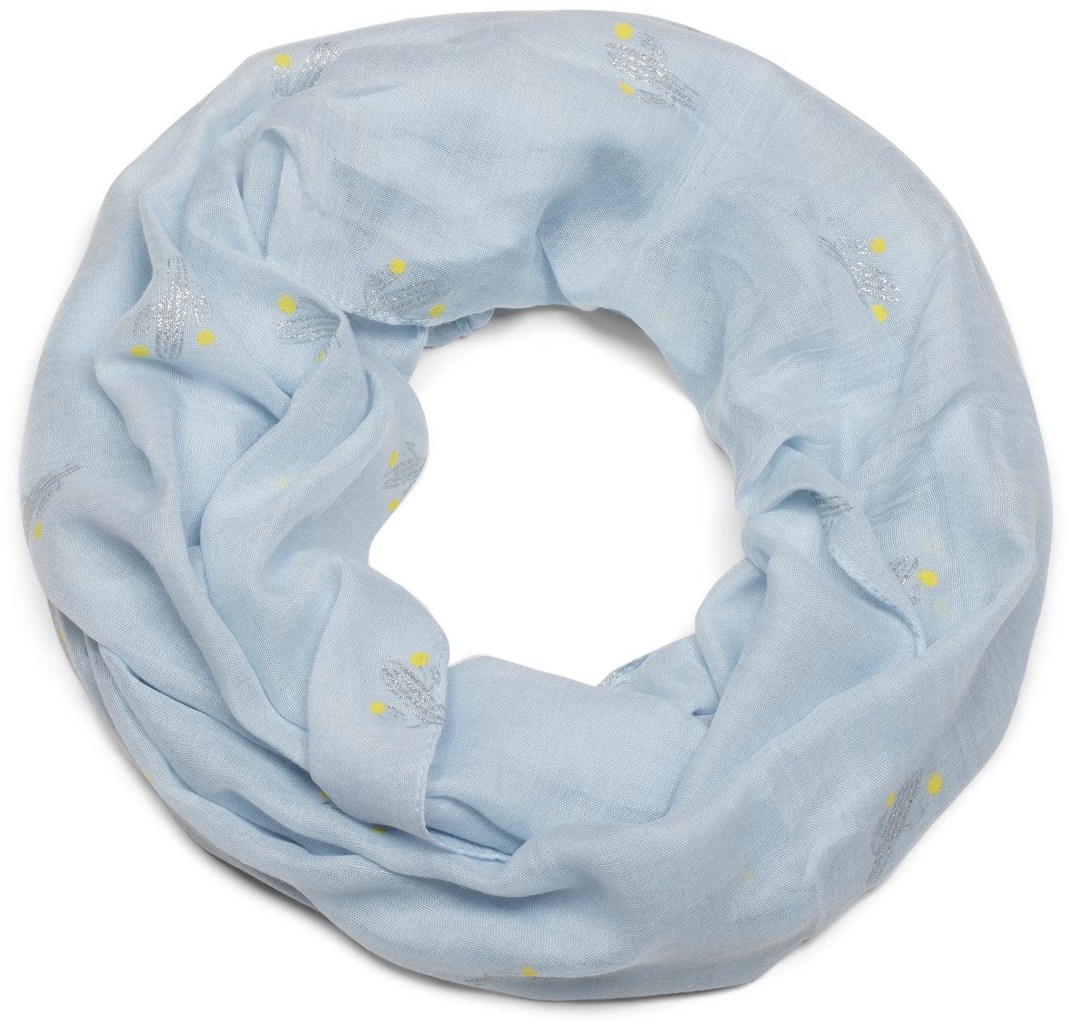 Loop Loop Schal mit Metallic Kaktus Print